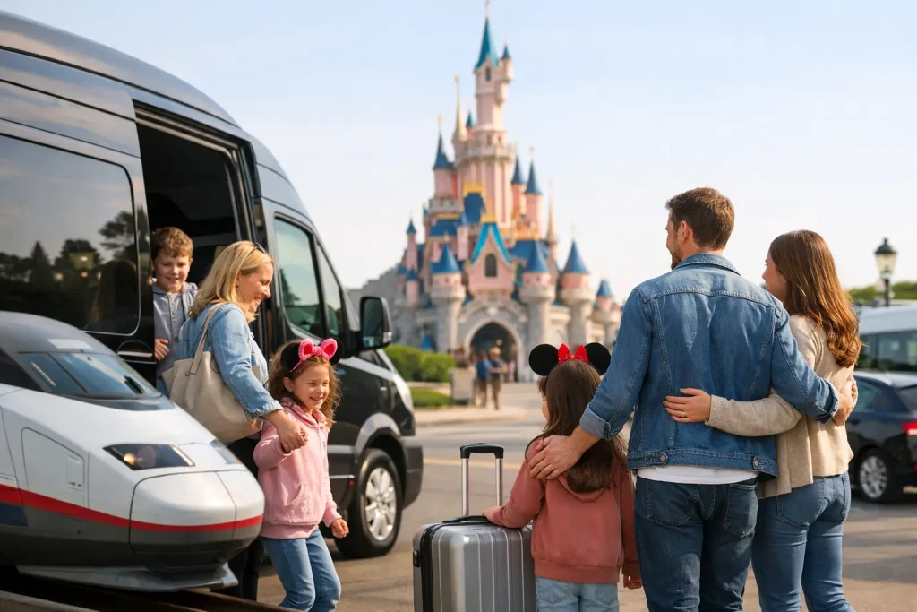 Best Transportation for Disneyland Paris Families