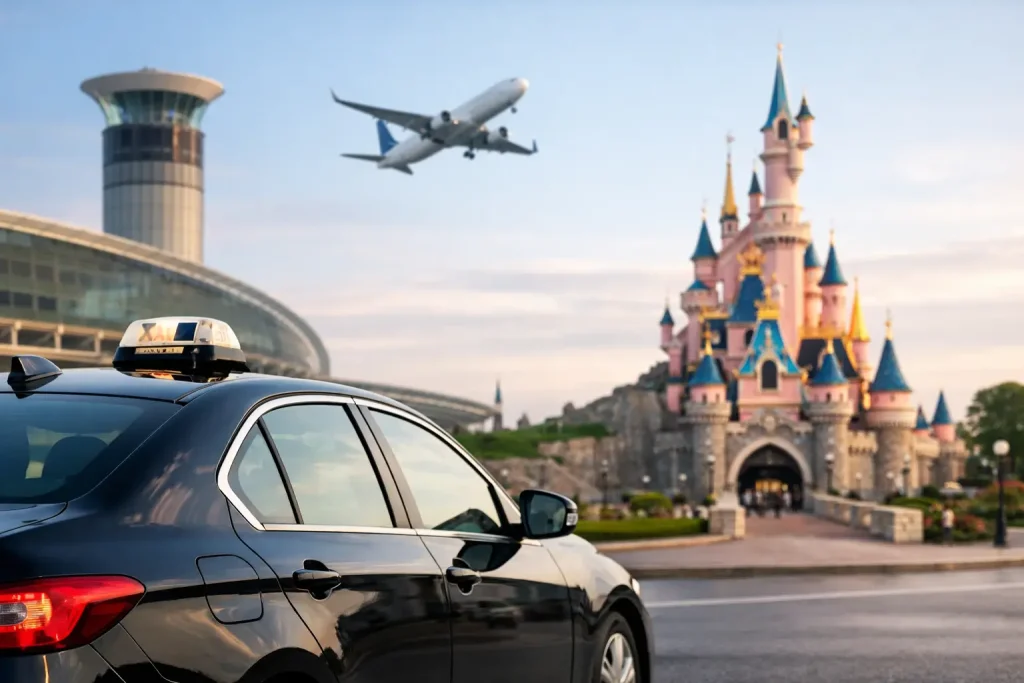 Taxi From CDG to Disneyland Paris