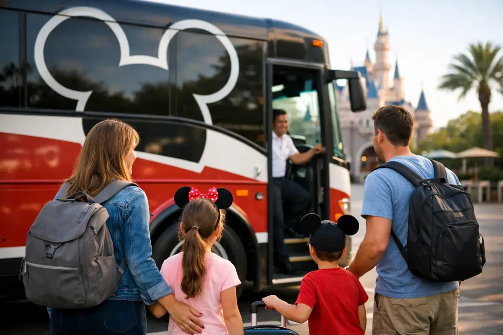 How to Schedule Disney Shuttle for Families
