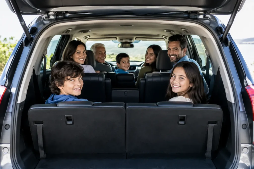 Can Private Cars Fit Seven Passengers Comfortably?